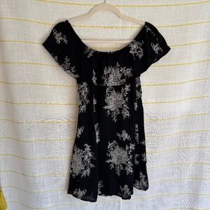 LA Hearts Embroidered Mini Dress